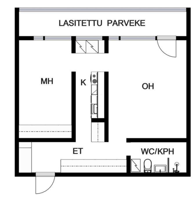 Scandinavian 2-Rooms Apartment City Center Helsinki Ngoại thất bức ảnh